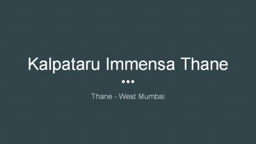 kalpataru immensa rates