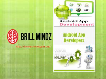 Android Apps Development companies in Dubai