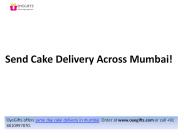 Cake Delivery In Mumbai