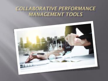 PPT – Professional Collaborative Performance Management Tools | Sirius ...