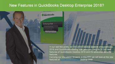 Top Aspects of QuickBooks Enterprise Desktop 2018