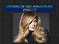 Difference between Highlights and Lowlights 5 oct 17 PowerPoint PPT Presentation