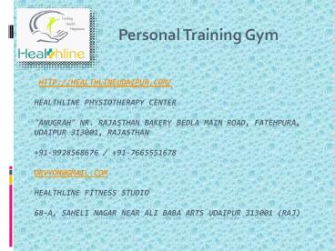 Personal Training Gym