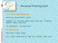 Personal Training Gym PowerPoint PPT Presentation