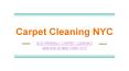 Carpet cleaning service in new york city PowerPoint PPT Presentation