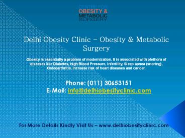 bariatric surgery in india