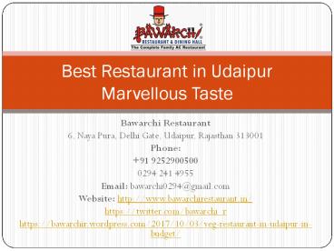 Best Restaurant in Udaipur Ultimate Taste (1)