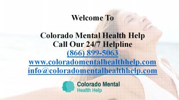Mental Health Rehab in Colorado