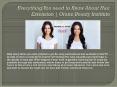 Everything You Need to Know About Hair Extension | Orane Beauty Institute PowerPoint PPT Presentation
