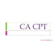 CA CPT Admit Card