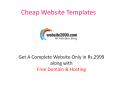 Cheap Website Design Company India, Website@2999, $79 |Free Domain|Free Hosting (4)