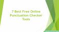 7 Best Free Online Punctuation Checker Tools PowerPoint PPT Presentation