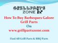 Barbeques Galore BBQ Parts and Gas Grill Replacement Parts at Grill Parts Zone PowerPoint PPT Presentation