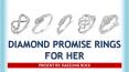 Buy Diamond Promise Ring For Her - Personalizable & Engravable | Dazzlingrock.com