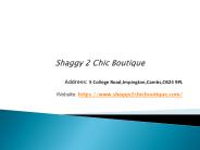 Shaggy 2 Chic Boutique