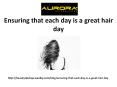 Ensuring that each day is a great hair day PowerPoint PPT Presentation