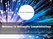 University Communications Presentation