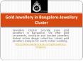Gold jewellery in Bangalore PowerPoint PPT Presentation