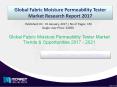New study on Global Fabric Moisture Permeability Tester Market 2017 industry trends & forecast just published PowerPoint PPT Presentation