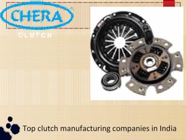 Top clutch manufacturing companies in India (2)