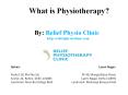 What is Physiotherapy? PowerPoint PPT Presentation