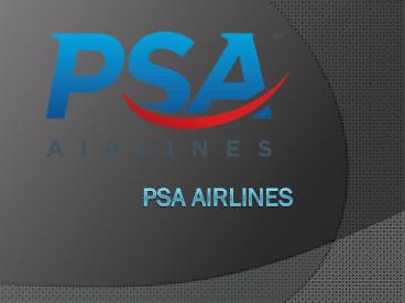 PSA airlines reservations