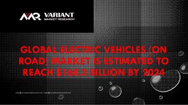 Electric Vehicles (On Road) Market