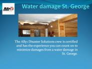 Water damage St. George