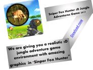 Sniper Fox Hunter 3D Jungle Adventures Game 2017