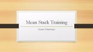 Best Mean Stack Training in Bangalore