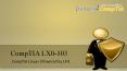 LX0-103 - CompTIA Real Exam Questions - 100% Free | Dumps4compTIA