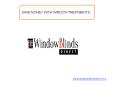 SAVE MONEY WITH WINDOW TREATMENTS PowerPoint PPT Presentation