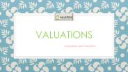 Property Valuations with Valuations