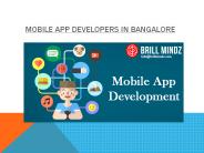 Mobile Application Development Company In Bangalore
