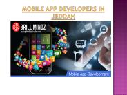 Mobile App developers in Jeddah