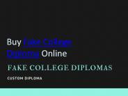 Fake College Diplomas