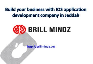iOS application development companies Jeddah