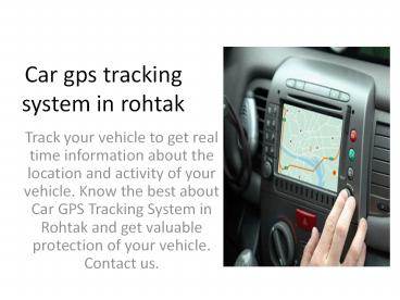 Gps Tracker Services