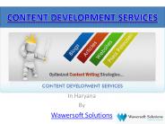 Content Development Services in Haryana