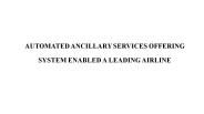 ITC automated ancillary services