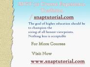MGT 311 Course Experience Tradition / snaptutorial.com