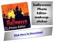 Halloween Photo Editor-Makeup-Sticker PowerPoint PPT Presentation
