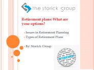 Retirement plans: What are your options?