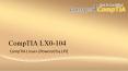 Pass COMPTIA LX0-104 exam - test questions - Dumps4comptia PowerPoint PPT Presentation