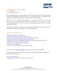 SAP Simple Logistics Training Material