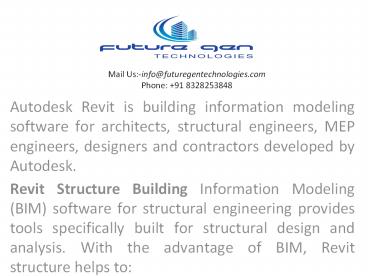 Revit Structure Training In hyderabad