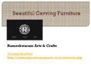 Beautiful Carving Furniture