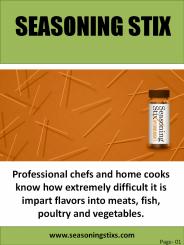 Seasoning Stixs