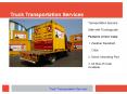 Truck transports services PowerPoint PPT Presentation