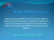 Bulk SMS Service Provider